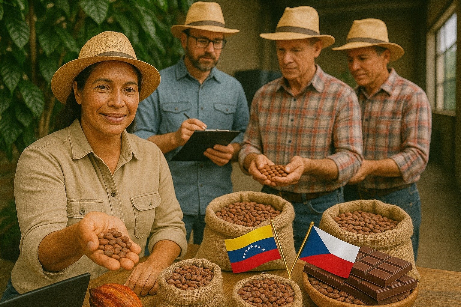 Reunión de negocios internacional