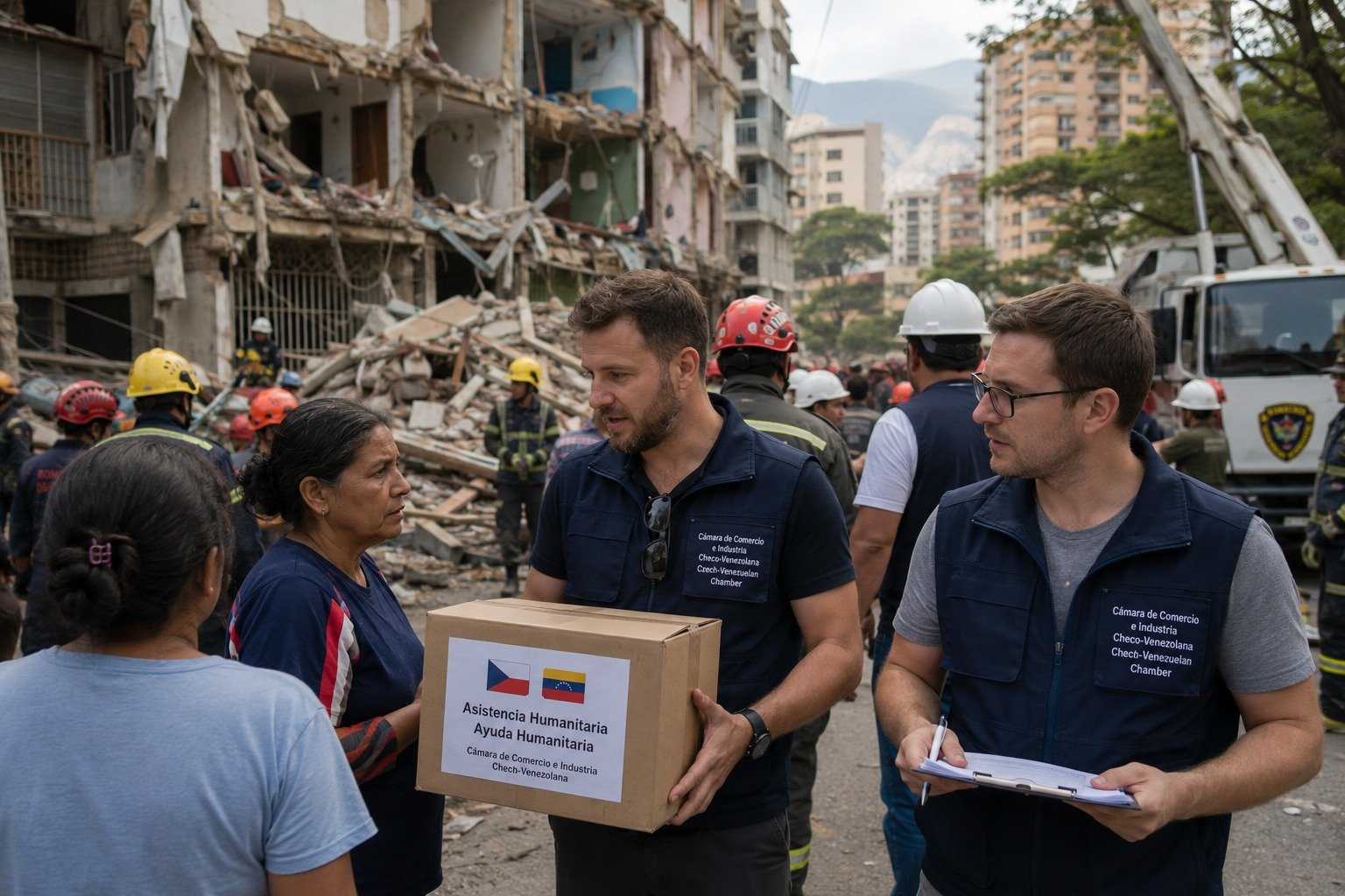 Los rescatistas checos llegaron a Venezuela. Buscan sobrevivientes tras el devastador terremoto y llevan esperanza a miles de personas afectadas