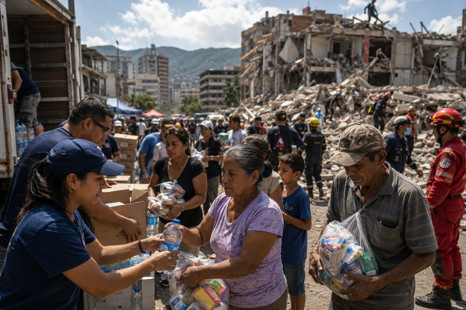 Venezuela lucha por mantener viva la esperanza. Los rescatistas checos, la Unión Europea y la Cámara de Comercio e Industria Checo-Venezolana continúan ayudando a las víctimas del devastador terremoto